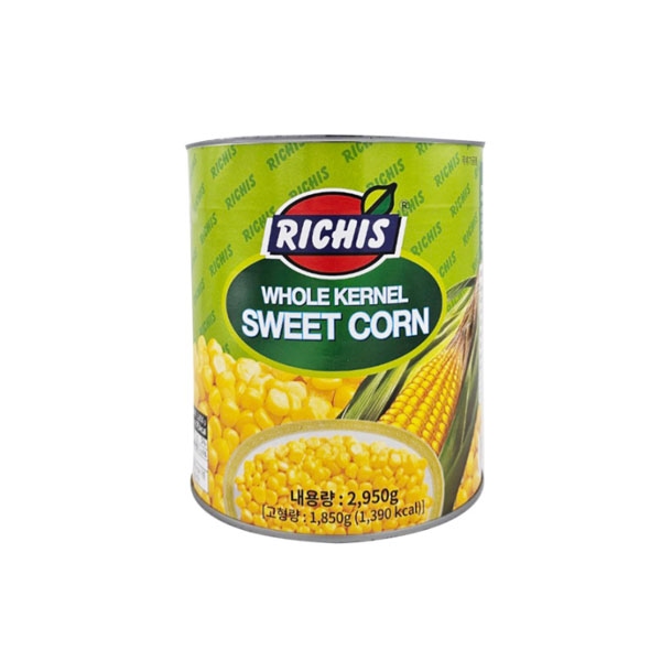 스위트콘 옥수수 업소용 리치스 홀 커널 대용량 옥수수콘 2950g 가격 비교 마전동상회 스위트콘 옥수수 업소용 리치스 홀 커널 대용량 옥수수콘 2950g
