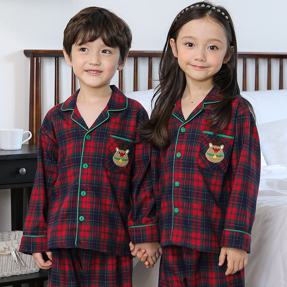 국내생산 아동잠옷 체크 긴팔 어린이 파자마 순면 유아 실내복 상하세트 (3~14세) 가격 비교 알콩단잠 국내생산 아동잠옷 체크 긴팔 어린이 파자마 순면 유아 실내복 상하세트 (3~14세)