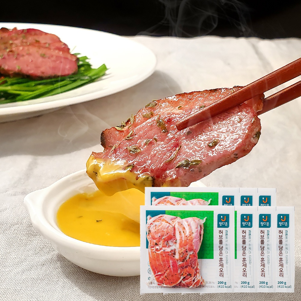 정다운 허브훈제오리 200g*7봉 - 최저가 31,900원