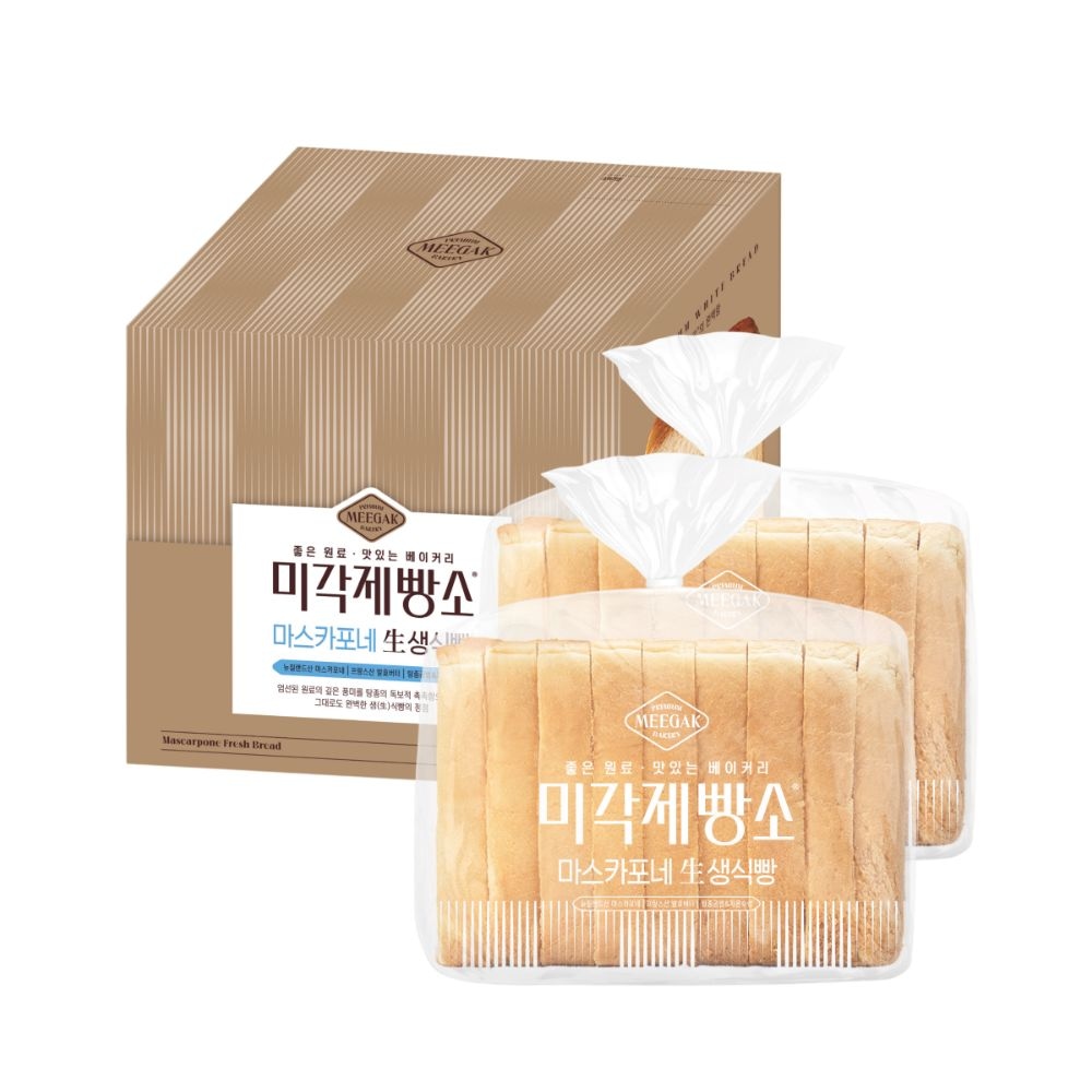 삼립 미각제빵소 마스카포네 생식빵 500g 2봉