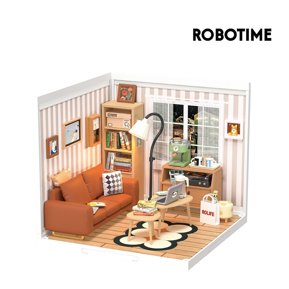 아토블럭 로보타임 DIY 미니어처- 아늑한 거실(DW007)