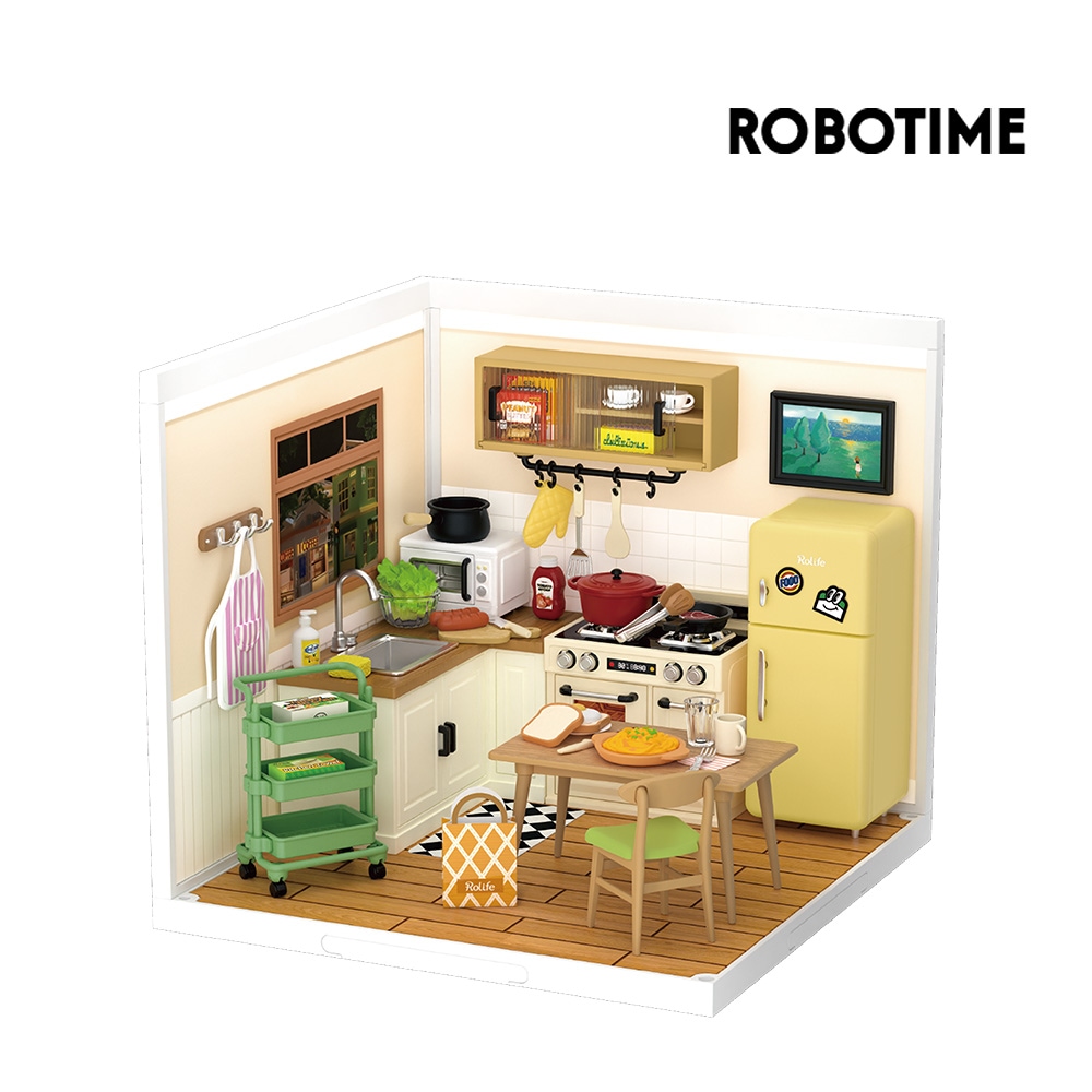아토블럭 로보타임 DIY 미니어처- 해피밀주방 (DW008)