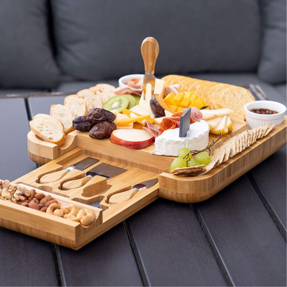 커트러리 치즈 보드 세트 플레이트 그릇 도마 다용도 휴대성 캠핑 여행 파티 지인 선물 가격 비교 빛내는사람들 커트러리 치즈 보드 세트 플레이트 그릇 도마 다용도 휴대성 캠핑 여행 파티 지인 선물