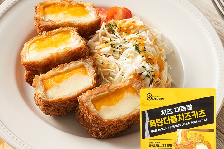 만두·치킨·돈까스 > 상신 더빠삭 폭탄 더블치즈카츠 8팩 16장 | 오늘의집 쇼핑 상신 더빠삭 폭탄 더블치즈카츠 8팩 16장