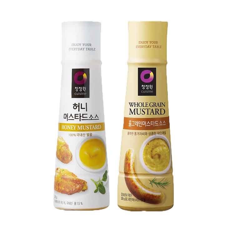 청정원 머스타드소스 2종(허니/홀그레인) 4개 골라담기 - 최저가 14,500원