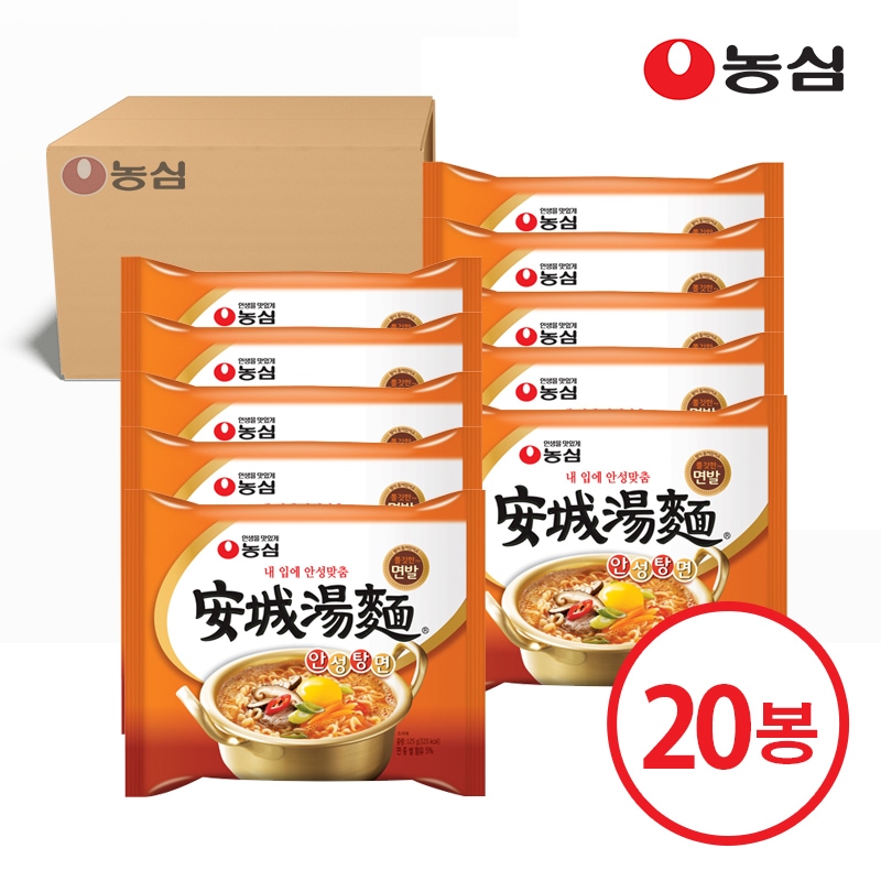 농심 안성탕면 125g*20개