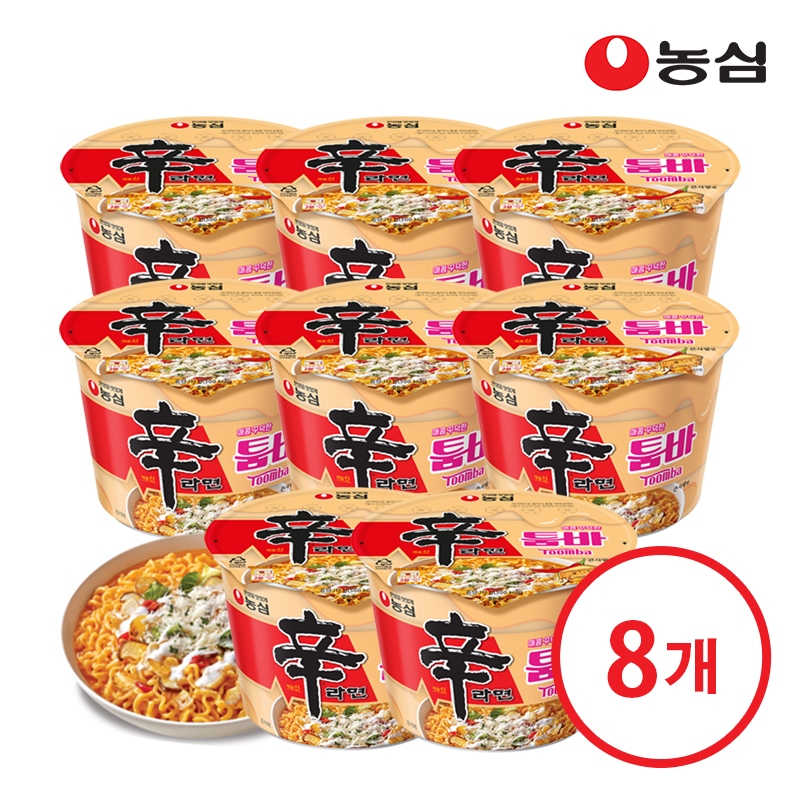 농심 신라면툼바 큰사발면 113gx8개