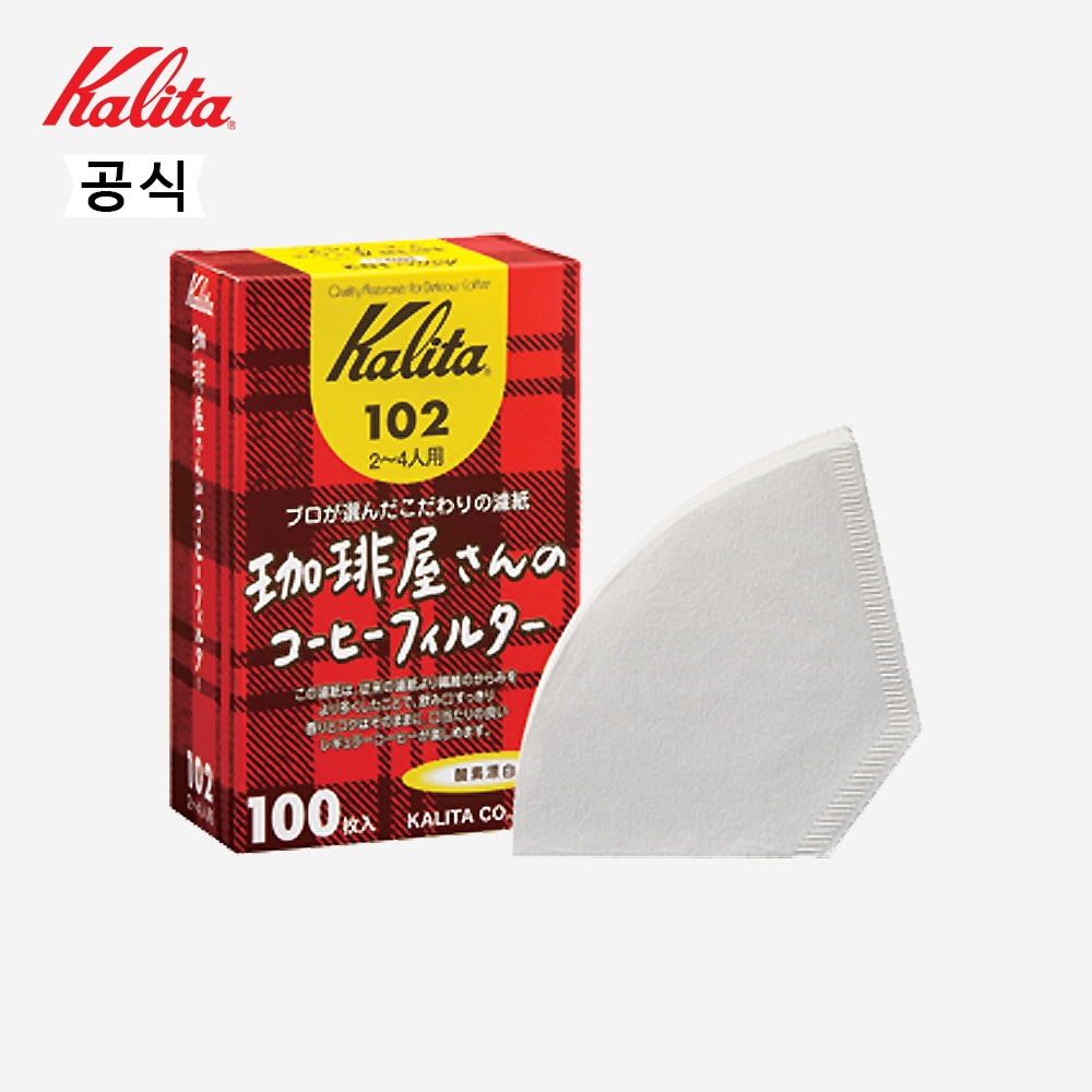 칼리타 카페의 커피 필터102 100p-화이트 가격 비교 칼리타 칼리타 카페의 커피 필터102 100p-화이트