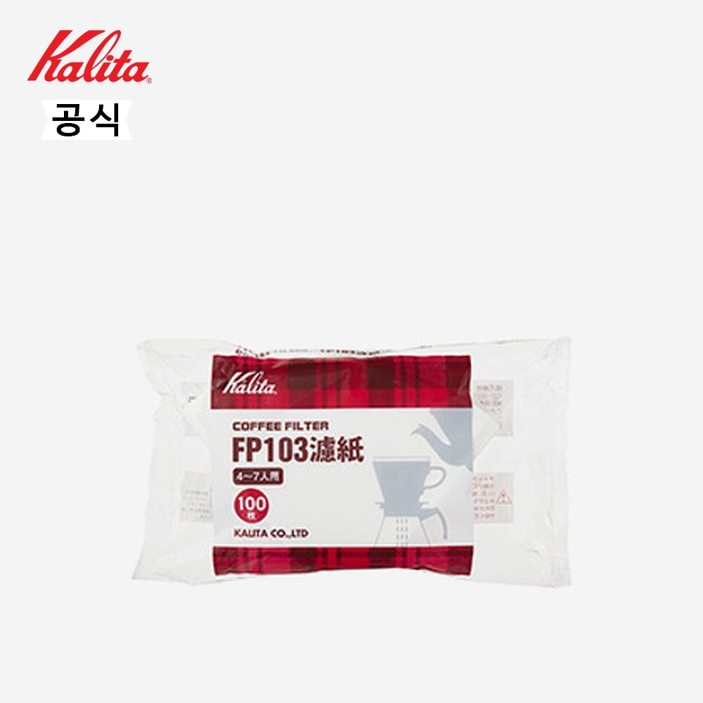 칼리타 칼리타 FP103필터 100p-화이트