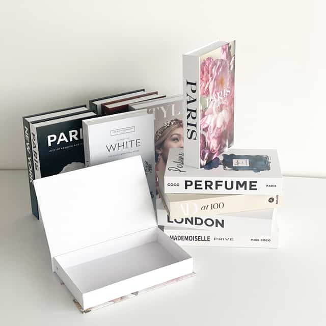 開閉できる収納ブックオブジェ［15種］