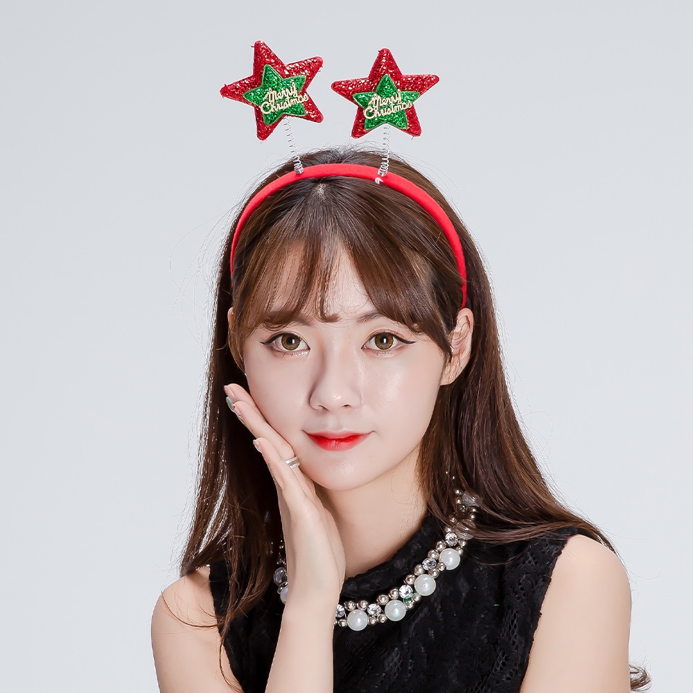 크리스마스머리띠(별) 성탄절 단체선물 파티 머리띠 가격 비교 파티쇼 크리스마스머리띠(별) 성탄절 단체선물 파티 머리띠