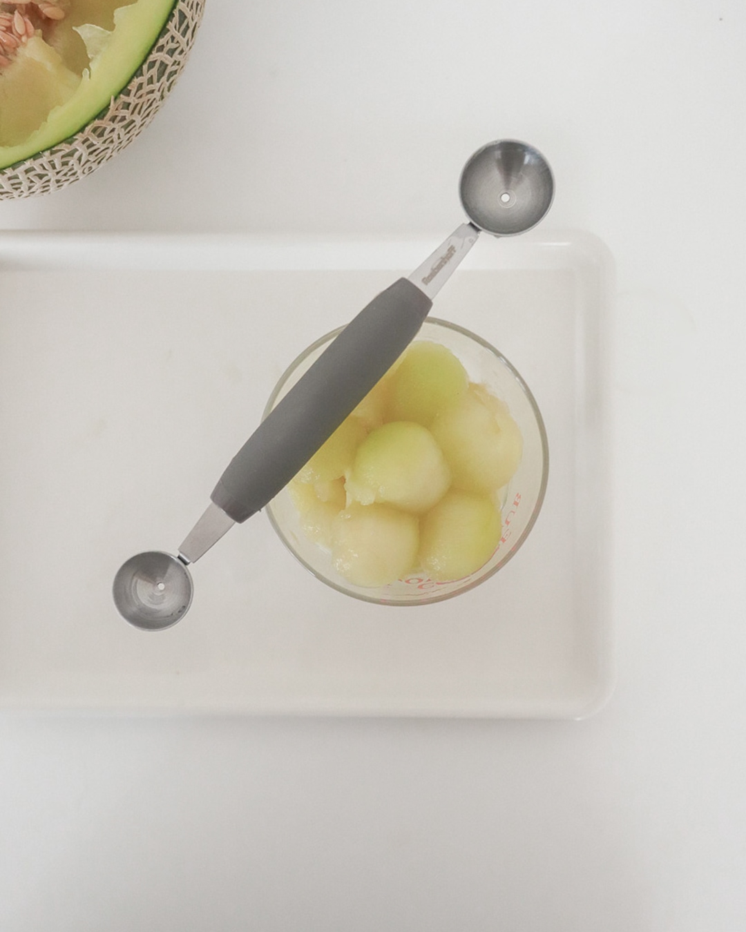 피카365 빙수 화채 스푼 1P 메론 수박 과일스쿱