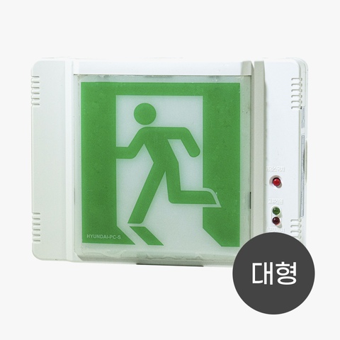 소화기·재난용품 > 피난유도등 벽부 대형 단면 안내판 사인 EXIT 표지판 가로 축광 | 오늘의집 쇼핑