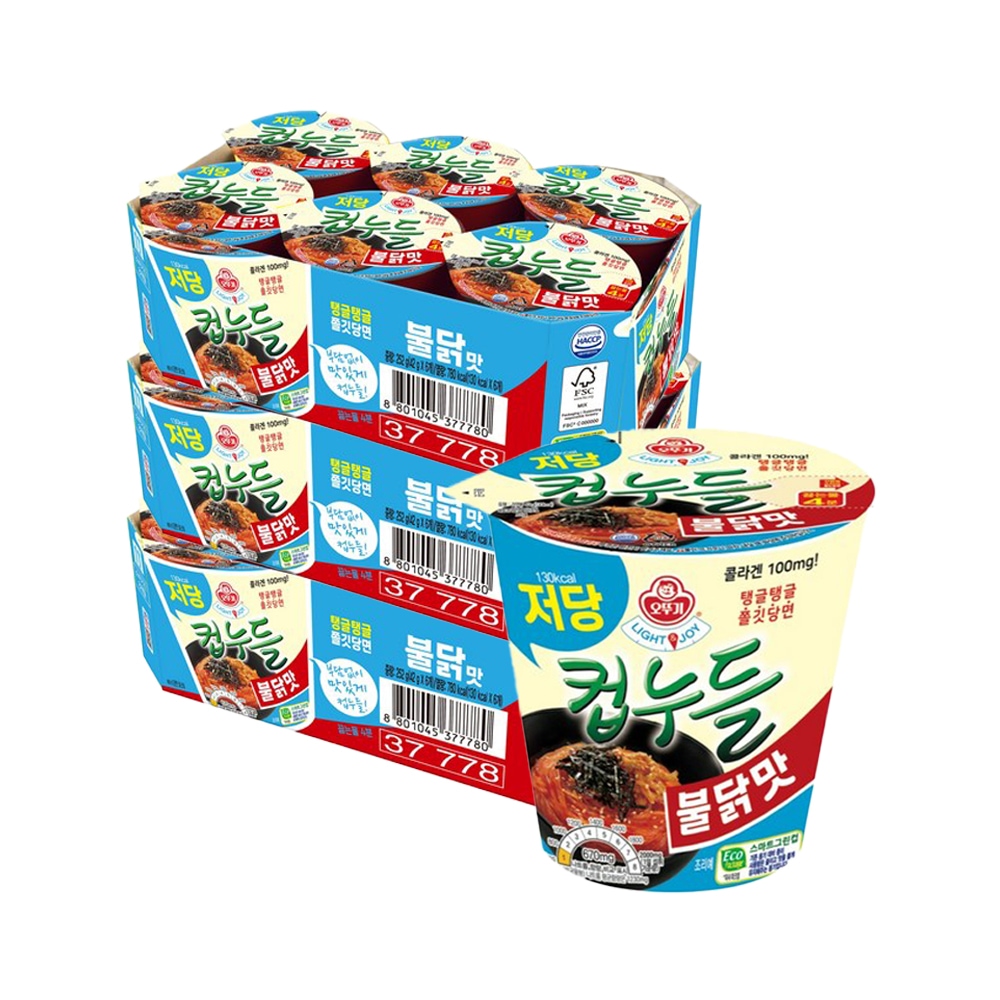 오뚜기 LIGHT&JOY 저당컵누들 불닭맛 42g x 18개입 컵라면 가격 비교 시리즈몰 오뚜기 LIGHT&JOY 저당컵누들 불닭맛 42g x 18개입 컵라면