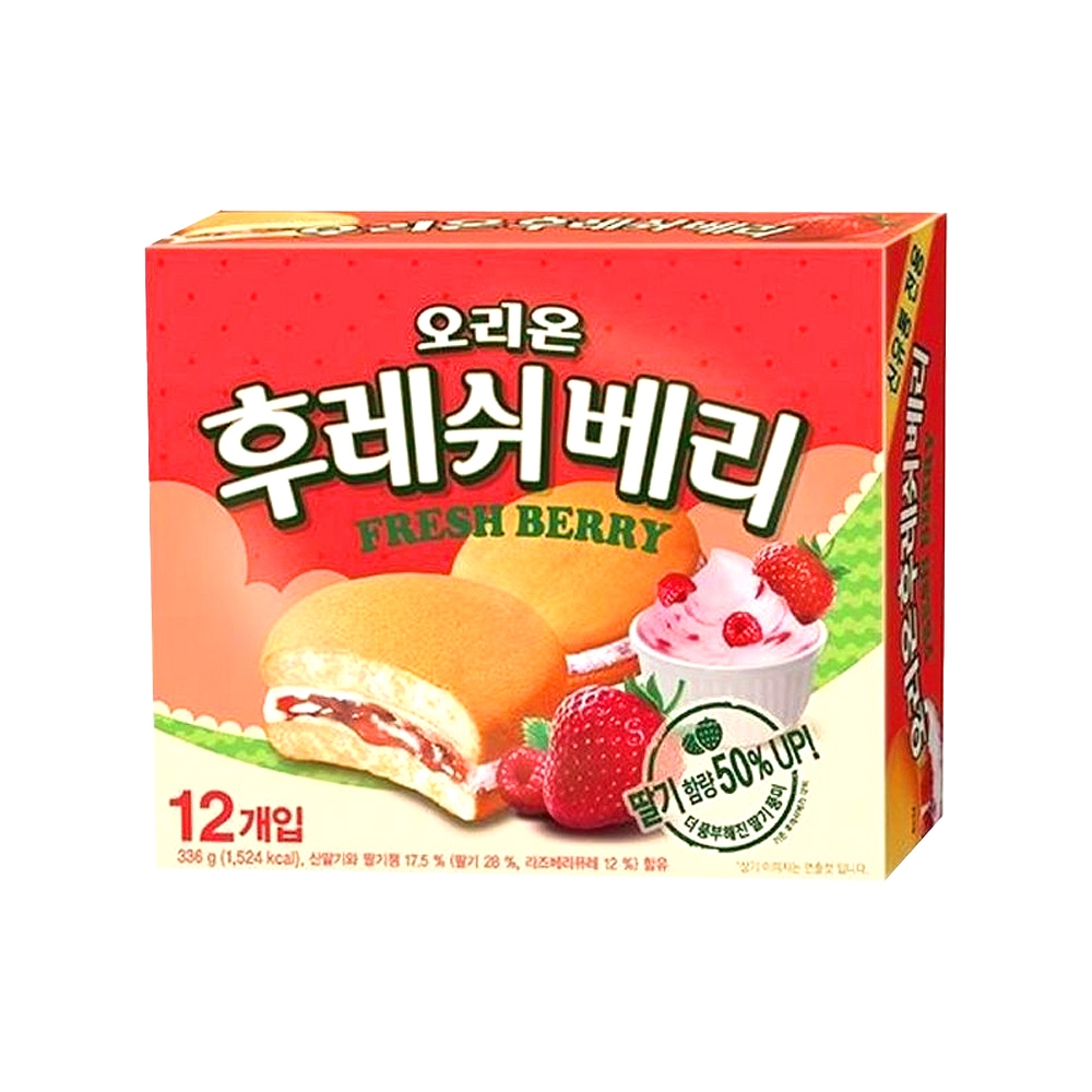 시리즈몰 오리온 후레쉬베리 딸기 336g