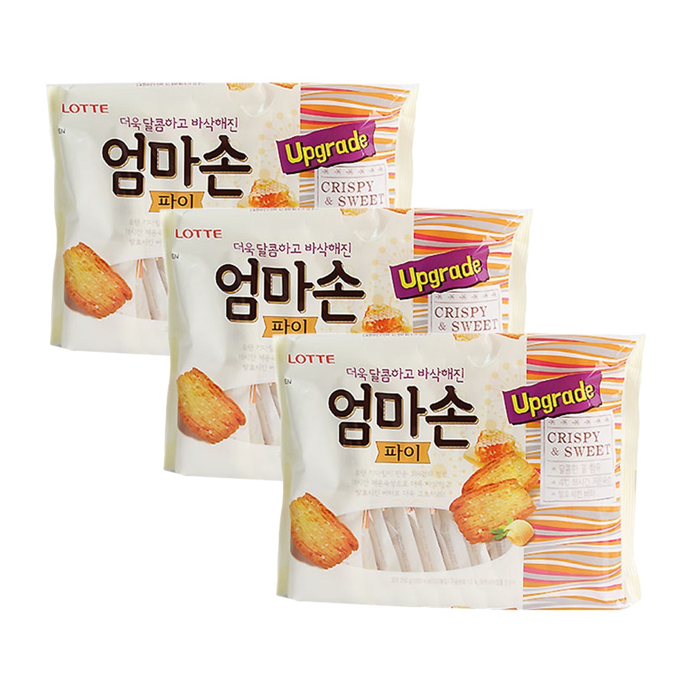 엄마손파이 254g x3개 가격 비교 롯데웰푸드 엄마손파이 254g x3개