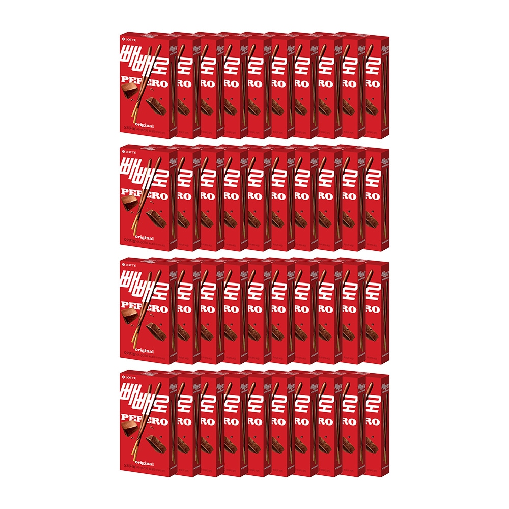 초코 빼빼로 46g X40개 가격 비교 롯데웰푸드 초코 빼빼로 46g X40개