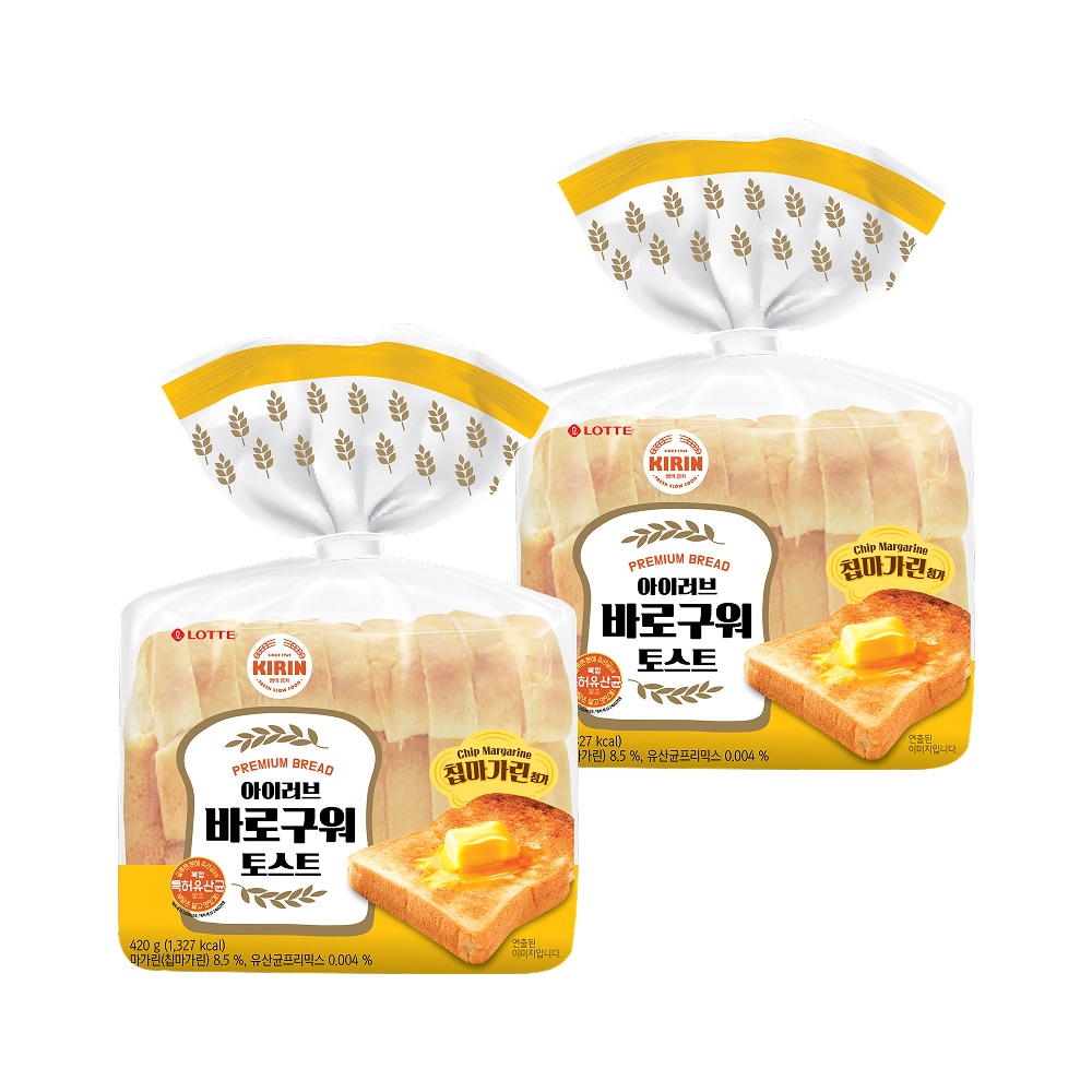 롯데 기린 바로구워토스트 420gx2개 가격 추이 롯데웰푸드 롯데 기린 바로구워토스트 420gx2개 - 최저가 9,400원