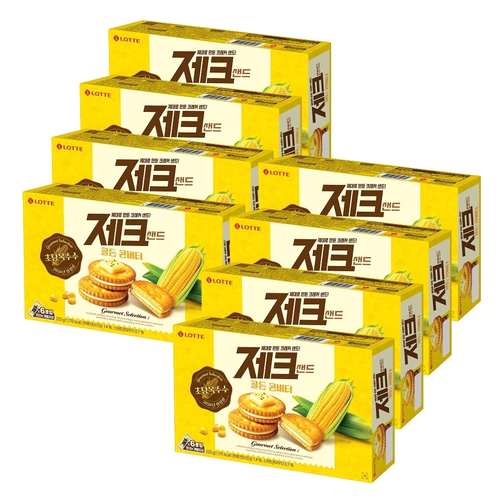 초당옥수수 제크샌드 골든 콘버터 223g x8개 가격 비교 롯데웰푸드 초당옥수수 제크샌드 골든 콘버터 223g x8개