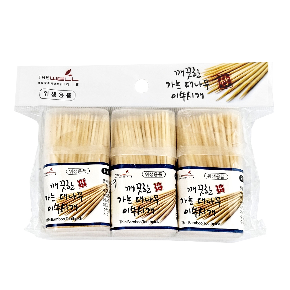 가는 대나무 이쑤시개 (3p세트) 대용량 이쑤시게 가격 추이 더웰 가는 대나무 이쑤시개 (3p세트) 대용량 이쑤시게 - 최저가 4,070원