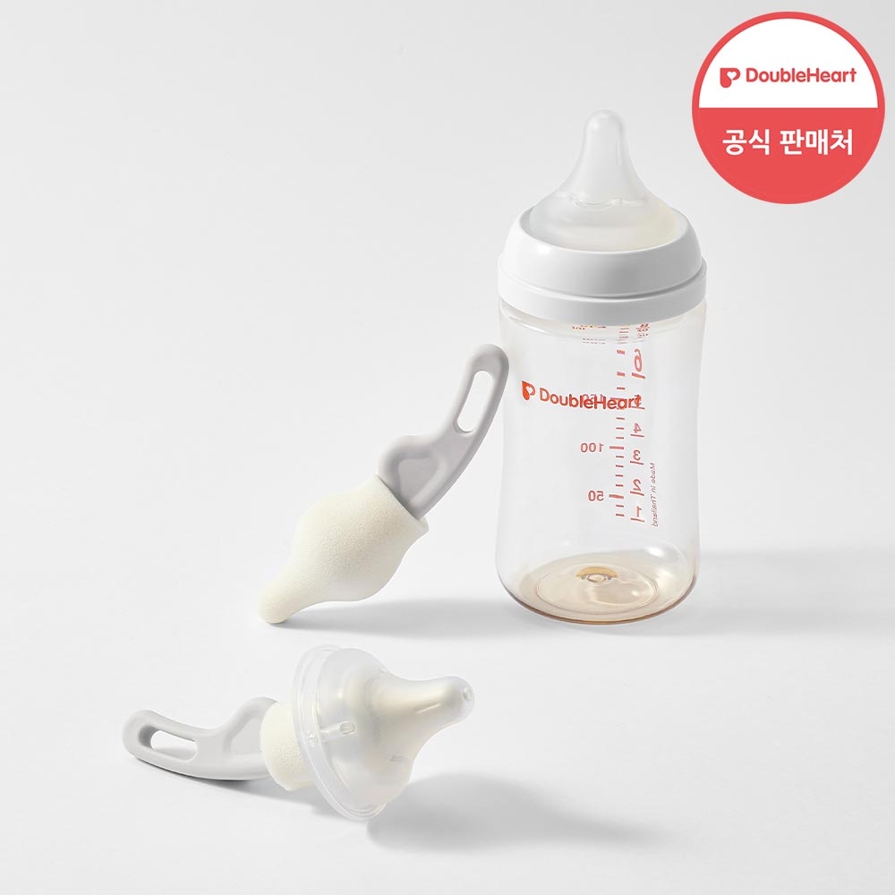 더블하트 젖꼭지 브러쉬 (와이드형/ 2개입)
