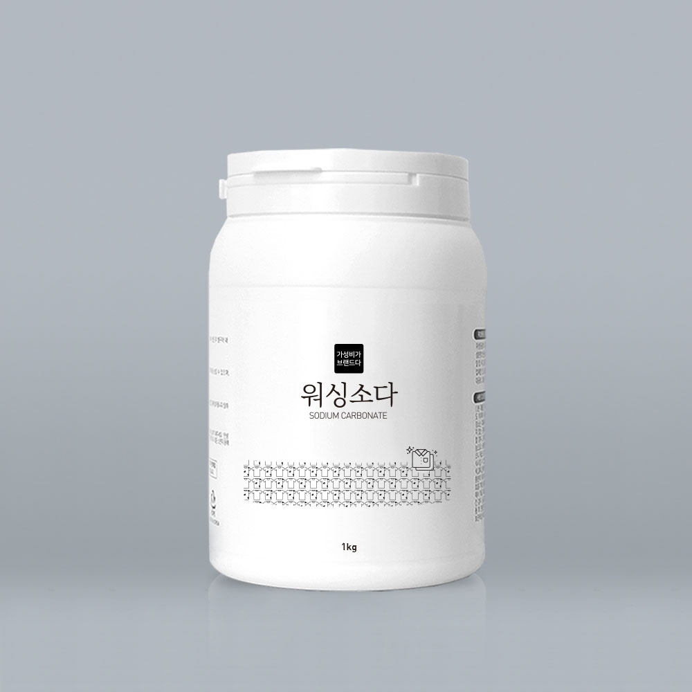 오늘의집 가성비가브랜드다 워싱소다 1kg(용기) / 탄산소다 세탁세제 세정제