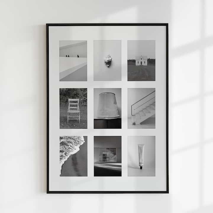 モノクロ ポスター フォト インテリアフレーム No.9
