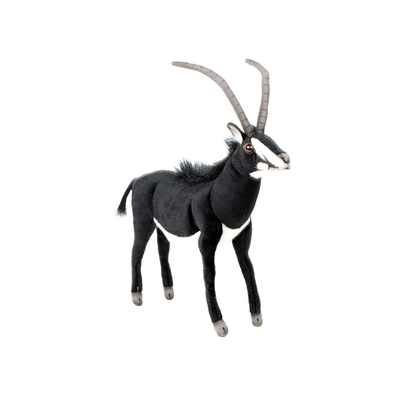 6222 검은 영양 동물인형/33cm.L 가격 비교 한사토이 6222 검은 영양 동물인형/33cm.L