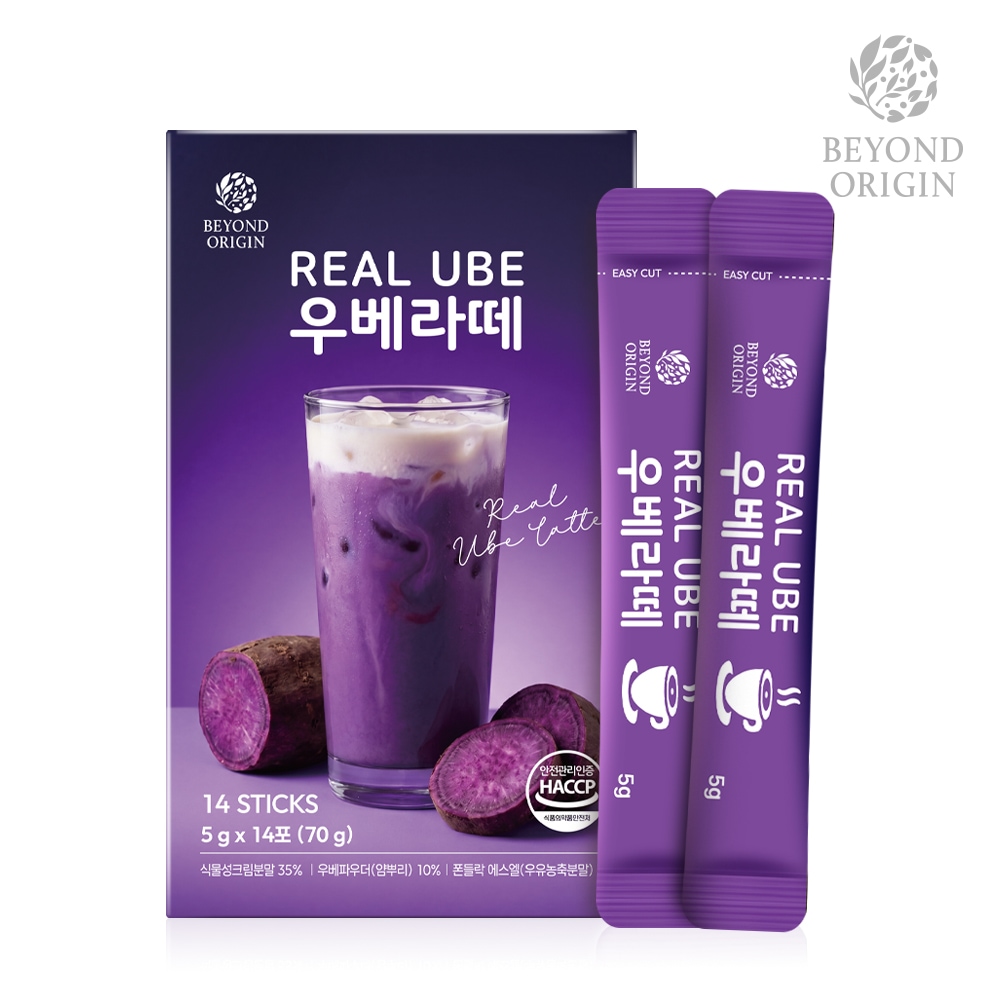 비욘드오리진 REAL UBE 우베라떼 5g*14포