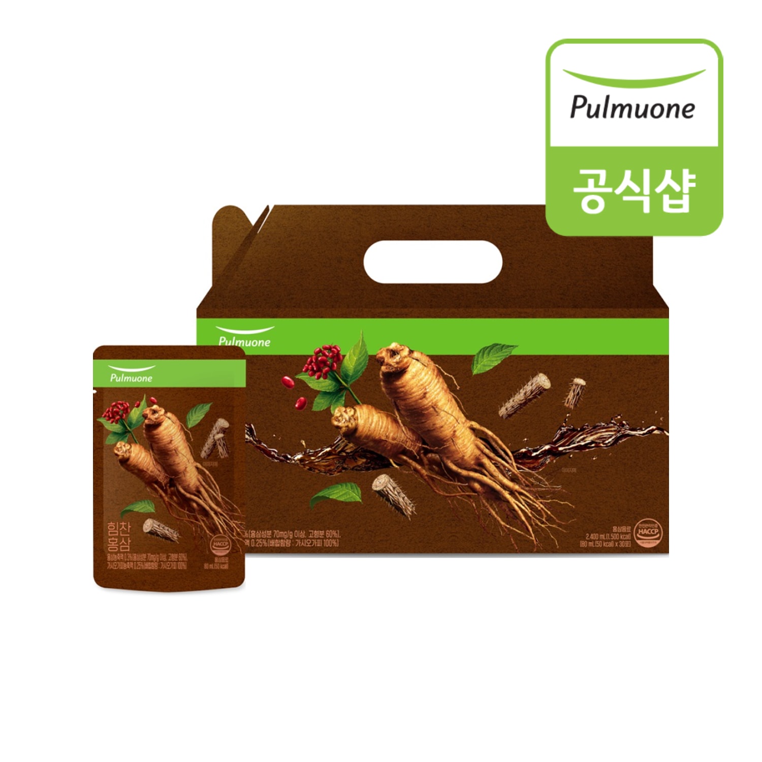 힘찬 홍삼 건강즙(80mlX30포) x 1세트