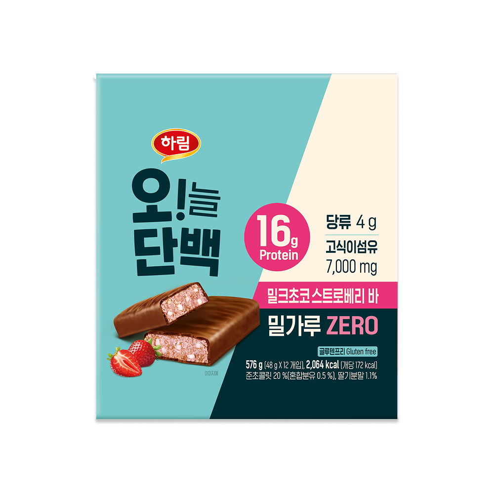 늘단백 밀크초코 스트로베리 바 (12개입) 576g 가격 비교 하림 늘단백 밀크초코 스트로베리 바 (12개입) 576g