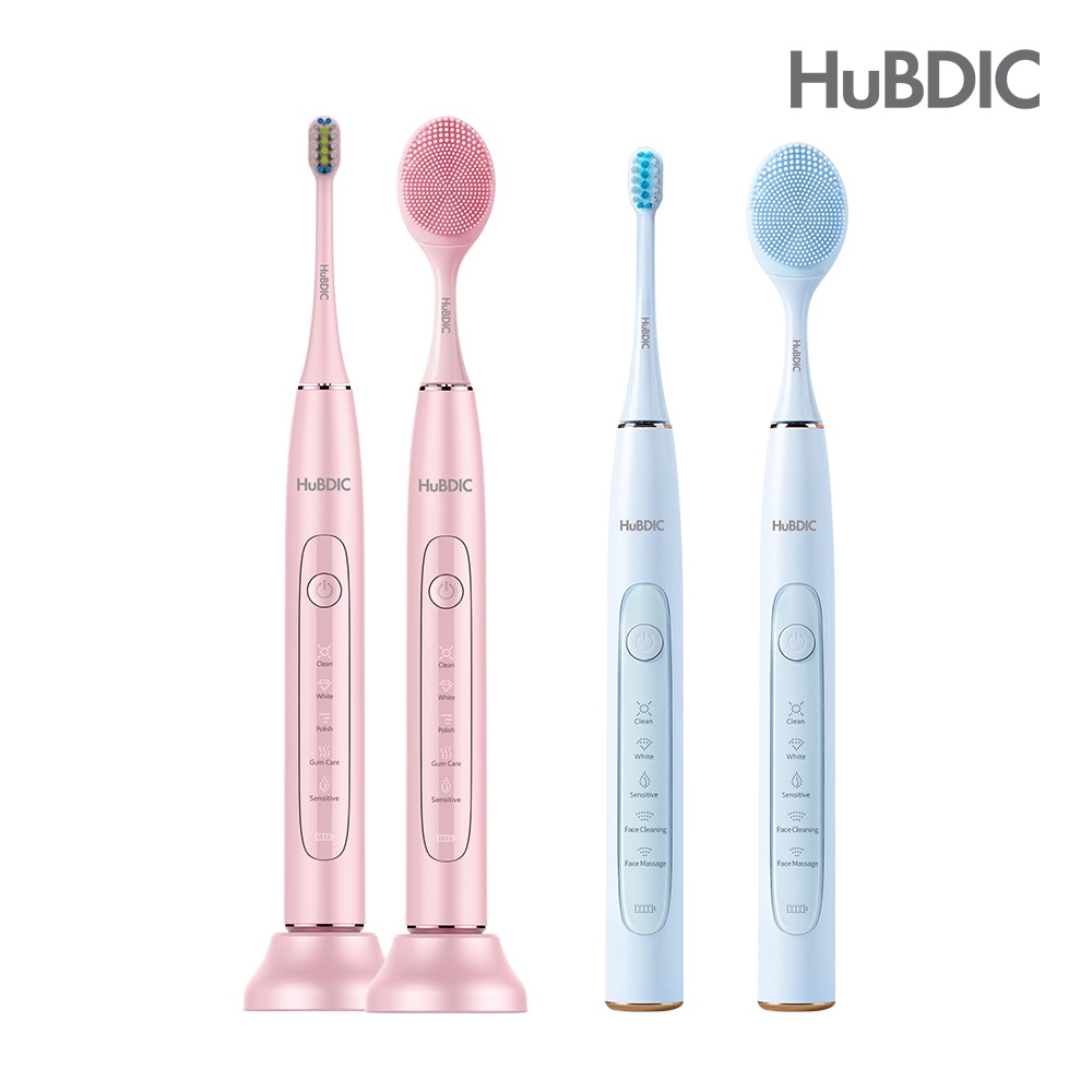 휴비딕 음파전동 칫솔 클렌저 HTB-10 (블루/핑크)