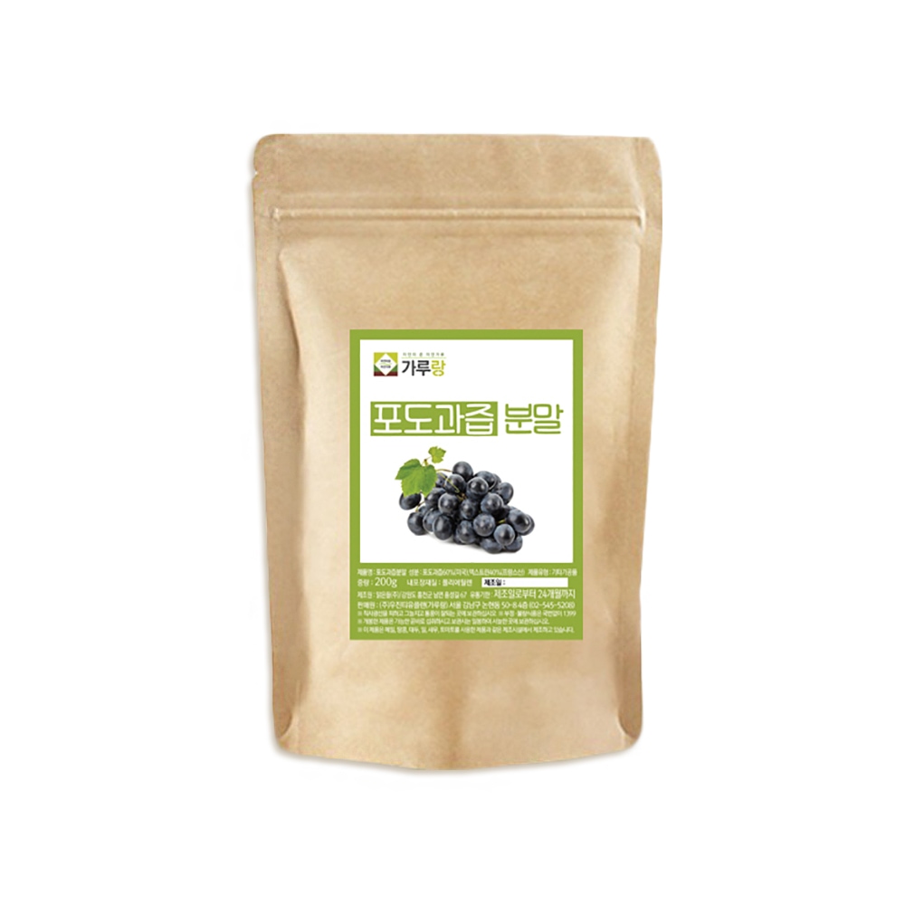 포도 과즙 즙 가루 200g 가격 추이 가루랑 포도 과즙 즙 가루 200g - 최저가 14,200원