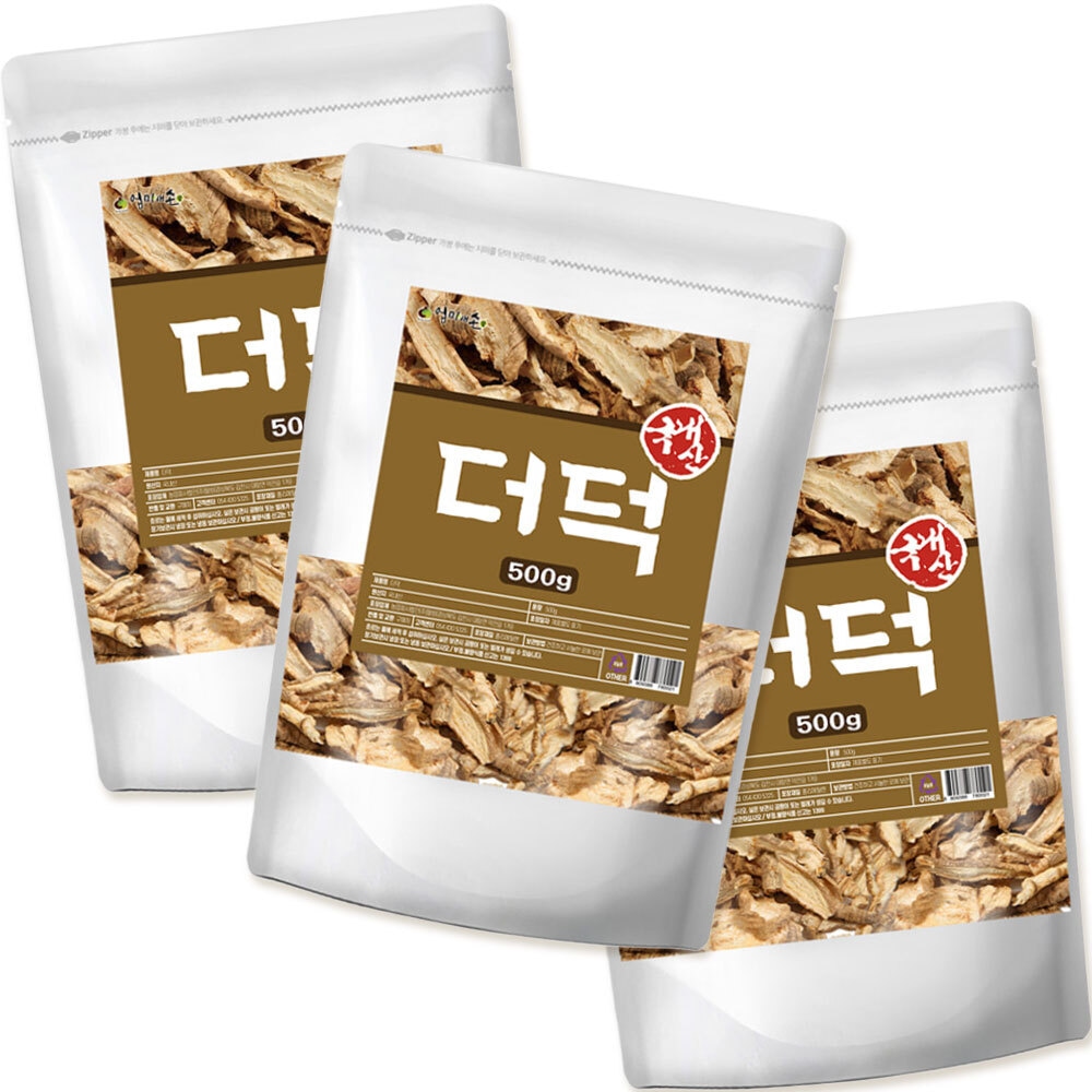 엄마애손 국산 더덕 500g*3팩 - 최저가 62,900원