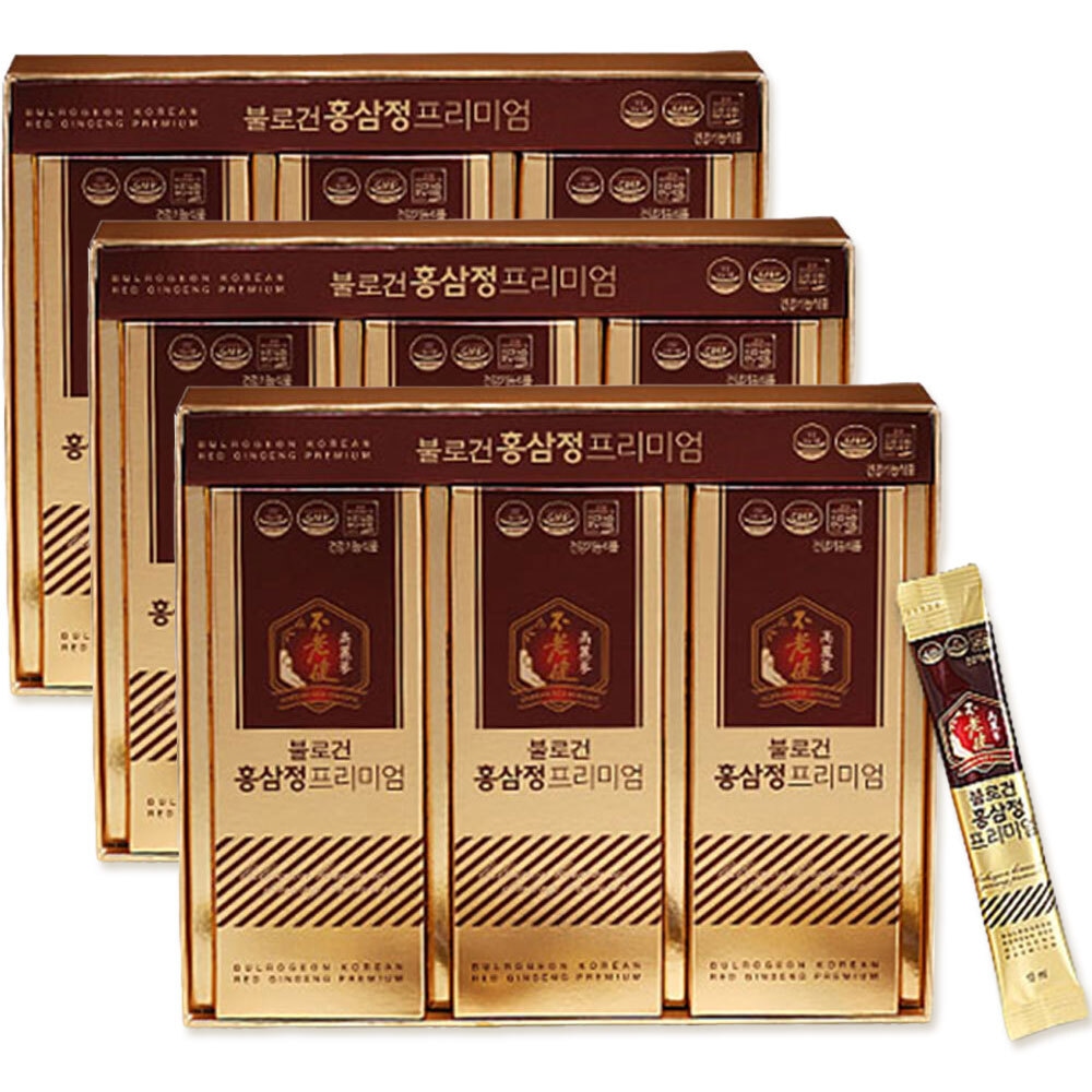 홍삼정프리미엄 10ml*30포 3팩 가격 추이 불로건 홍삼정프리미엄 10ml*30포 3팩 - 최저가 229,600원