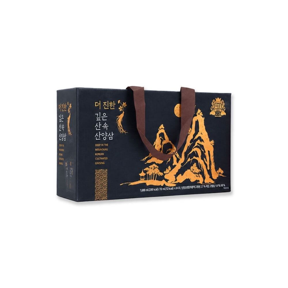 태웅식품 더 진한 깊은 산 속 산양삼 추출액 70ml*24포 - 최저가 39,800원