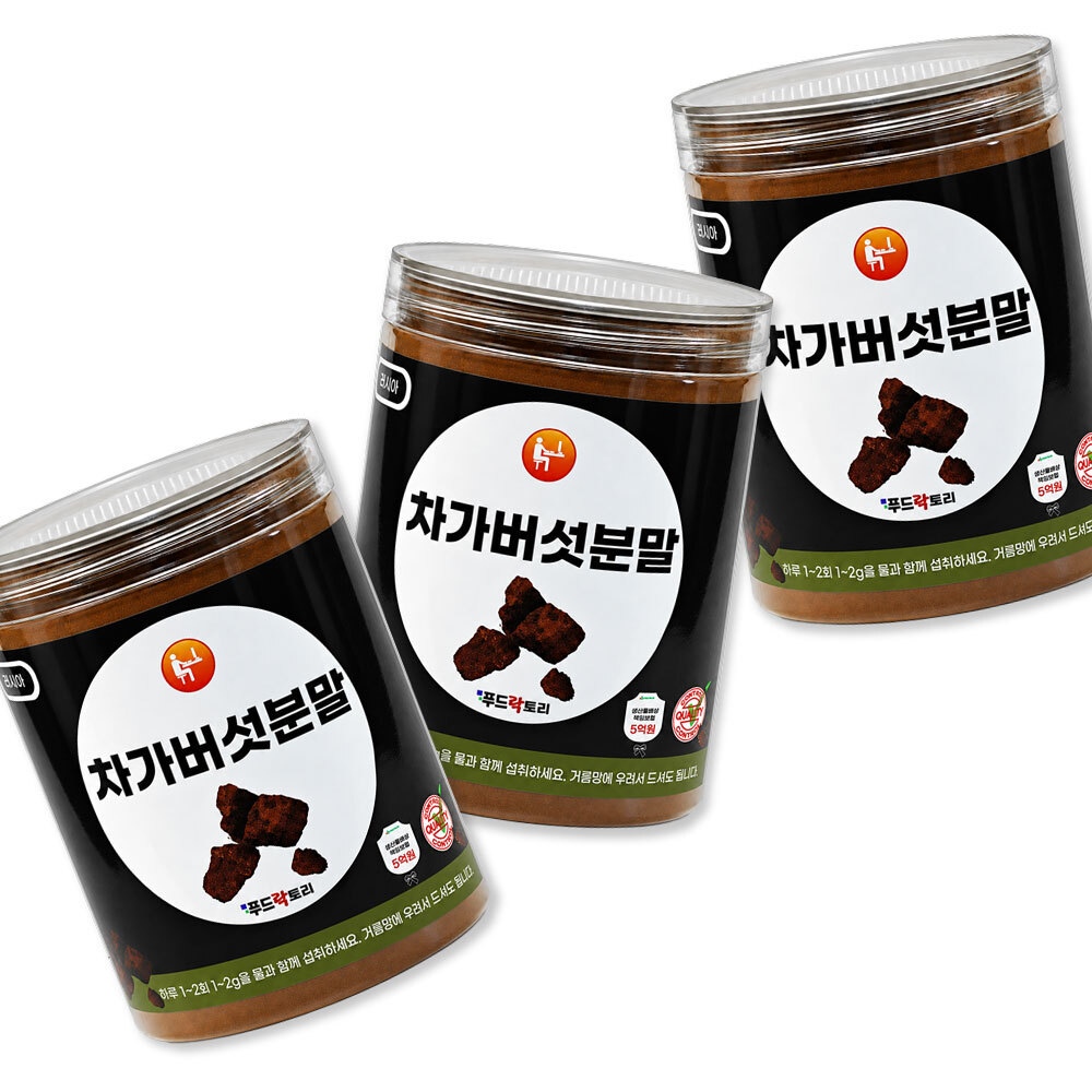차가버섯분말 120g*3팩 가격 비교 정든뜰 차가버섯분말 120g*3팩