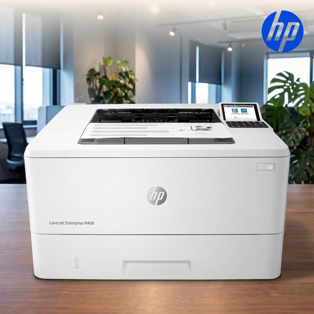 HP M406dn 흑백레이저프린터 (인쇄/USB연결/유선네트워크연결)