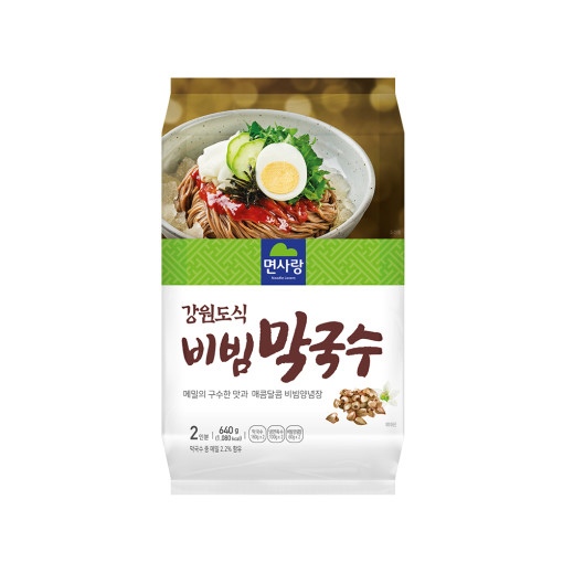 강원도식 비빔막국수 2인분 가격 비교 면사랑 강원도식 비빔막국수 2인분