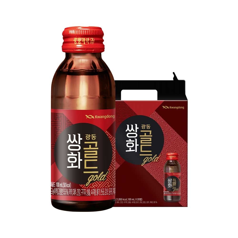 광동 쌍화골드 100ml 20병 (선물용 박스 동봉) 가격 추이 광동제약 광동 쌍화골드 100ml 20병 (선물용 박스 동봉) - 최저가 14,160원