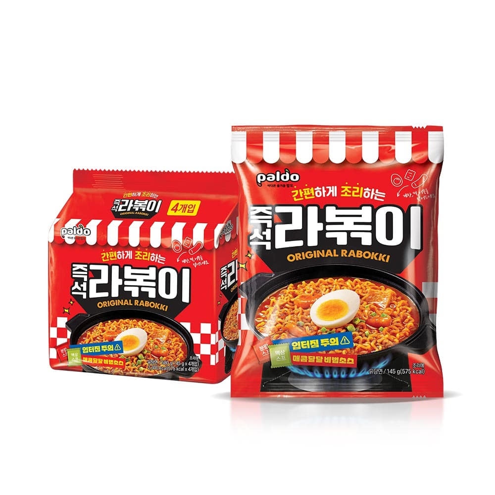 팔도 팔도 라볶이 4개입 / 봉지라면
