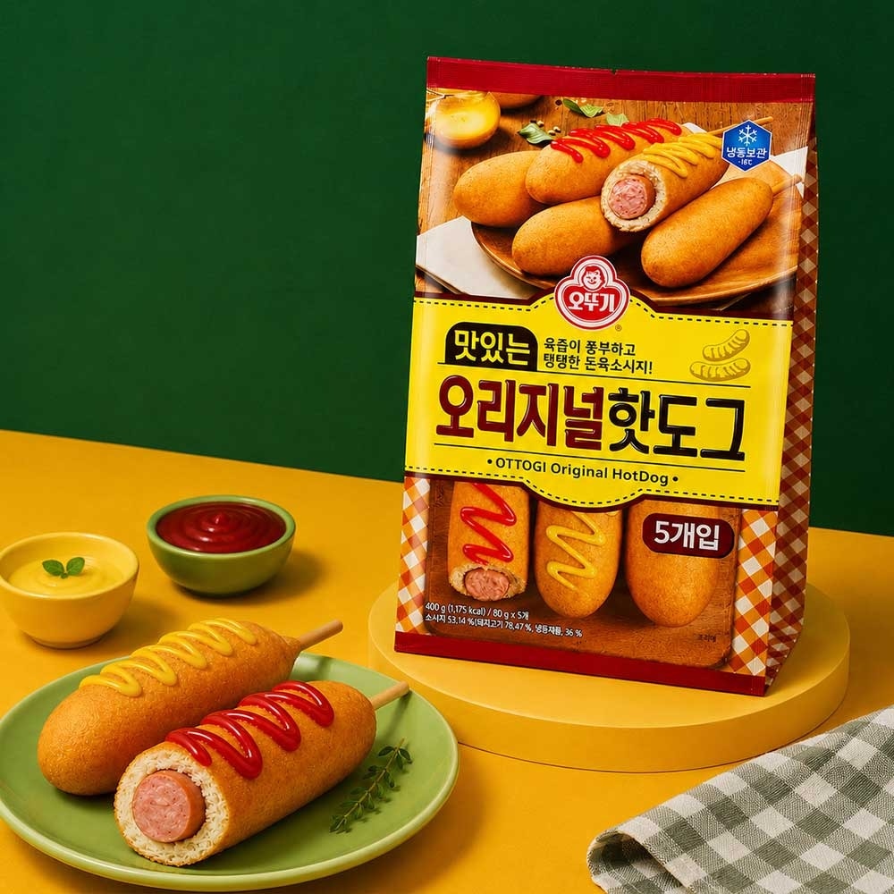오뚜기 맛있는 오리지널 핫도그 400g 2개 가격 비교 오뚜기 오뚜기 맛있는 오리지널 핫도그 400g 2개