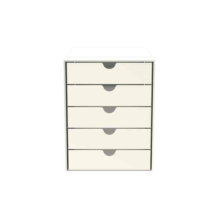 Inos C4 Drawer Set With 5 Drawer ピュアホワイト