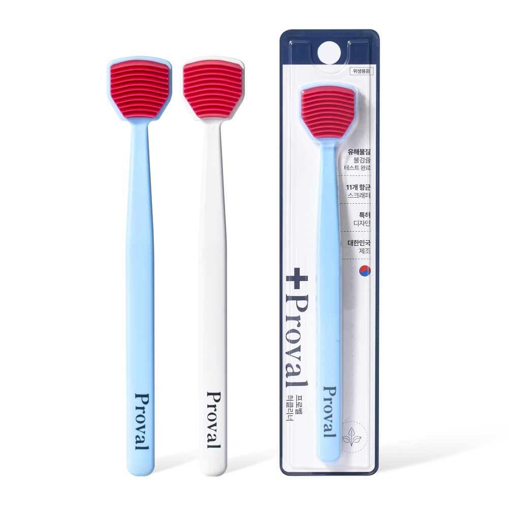프로벨 프로벨 0.01mm 11중 스크래퍼 혀클리너 (국내생산/백태 구취케어)