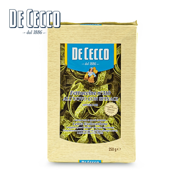 데체코 시금치 페투치네 250g 1봉 파스타면
