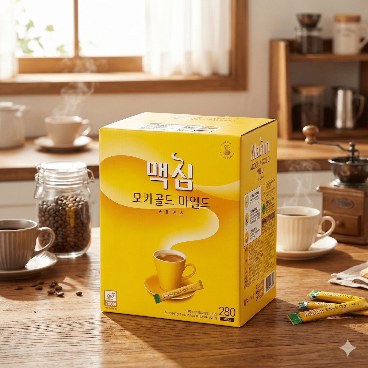 맥심 Maxim 모카골드 마일드 커피믹스 280티