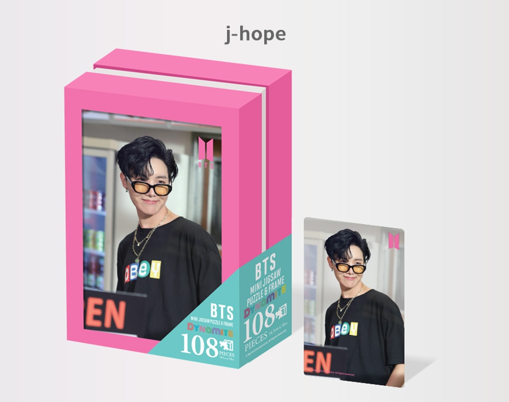 하비스 직소퍼즐 BTS 다이너마이트 액자 제이홉 108피스