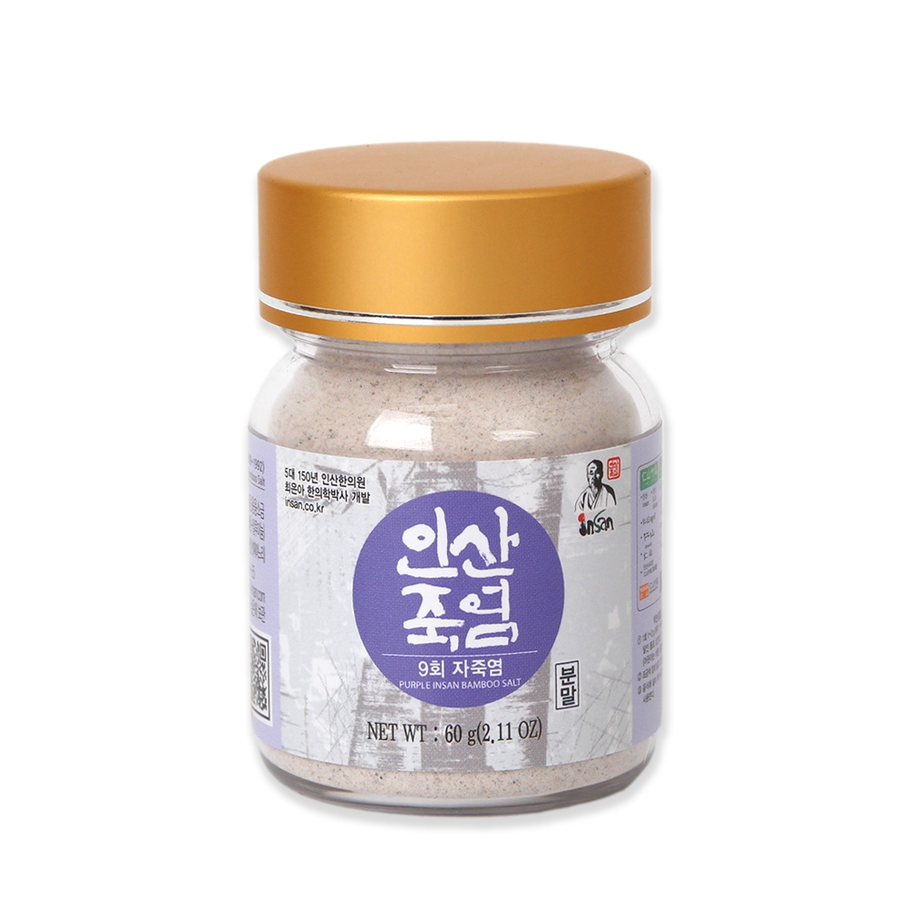 인산죽염 9회인산죽염 (자죽염 60g 분말)