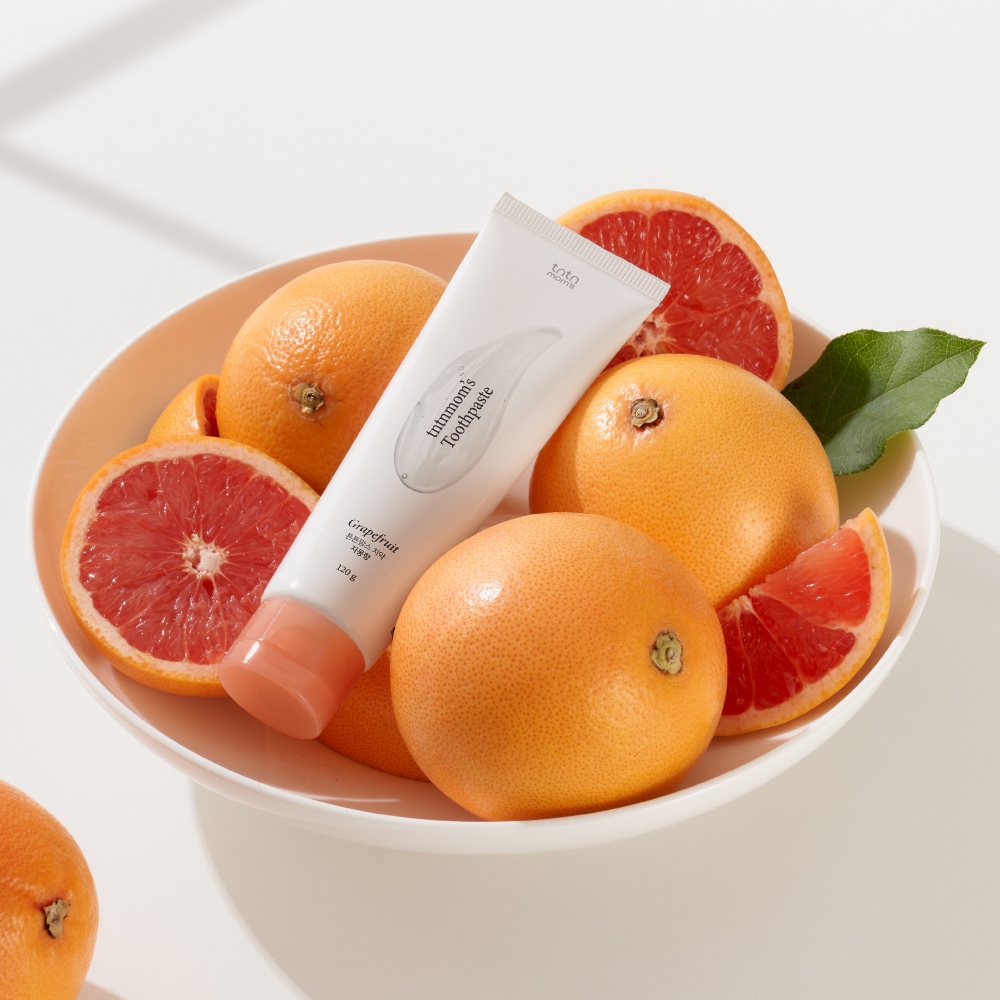 튼튼맘스 무불소 순한 비건 임산부치약 (자몽향) 120g
