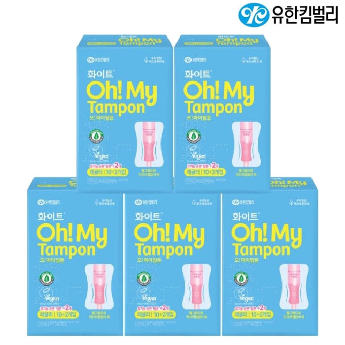 화이트 마이 탐폰 10+2개입 x5팩 - 최저가 40,000원